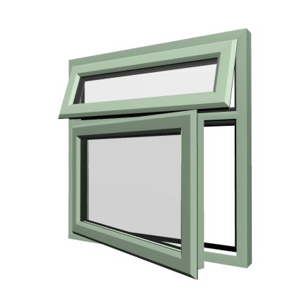 uPVC Window Chartwell Green