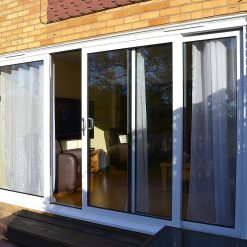 Black uPVC Sliding Door