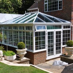 White uPVC French Doors