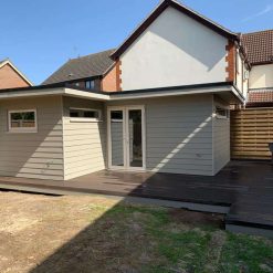 White french doors with side panels