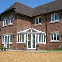 White uPVC French Doors