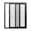 Black uPVC Sliding Door