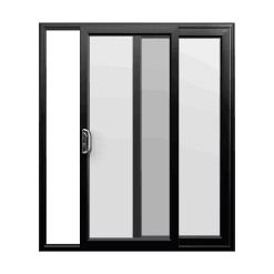 Black uPVC Sliding Door