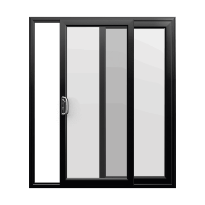 Black uPVC Sliding Door