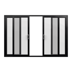 Black uPVC Sliding Door