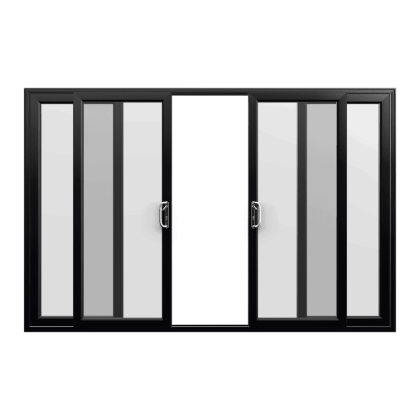 Black uPVC Sliding Door