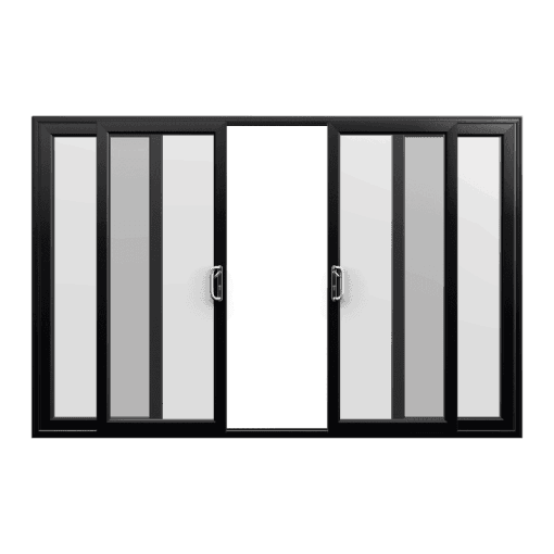 Black uPVC Sliding Door