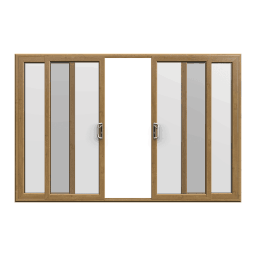 Irish Oak uPVC Sliding Door