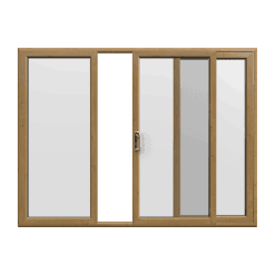 Irish Oak uPVC Sliding Door