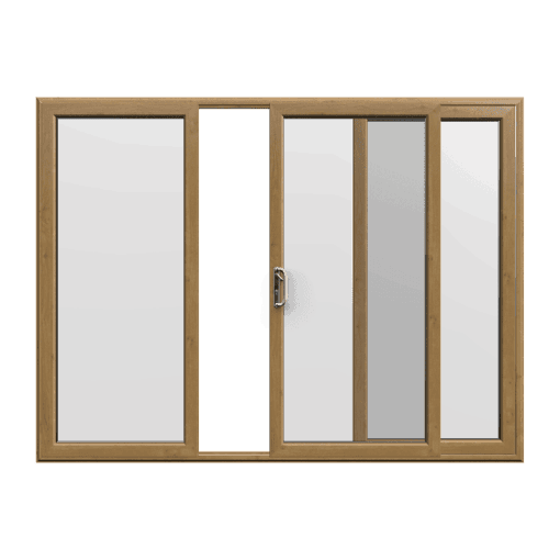 Irish Oak uPVC Sliding Door