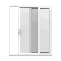 White uPVC Sliding Door