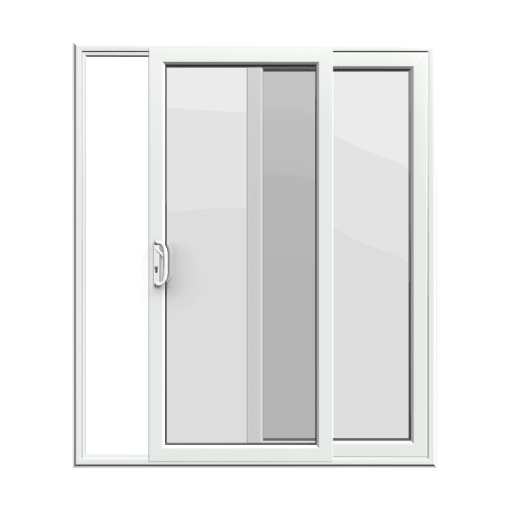 White uPVC Sliding Door
