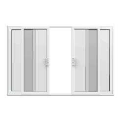 White uPVC Sliding Door