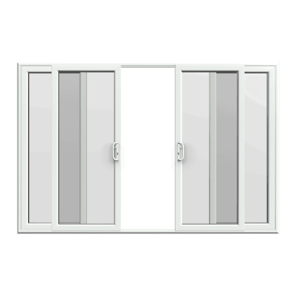 White uPVC Sliding Door