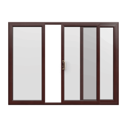 Rosewood uPVC Sliding Door