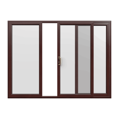 Rosewood uPVC Sliding Door