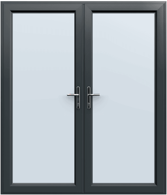 Anthracite Grey uPVC French Doors Made to Measure Swift Aluminium