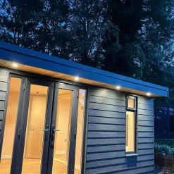 Grey uPVC French Doors