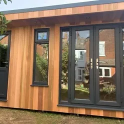 Grey uPVC French Doors