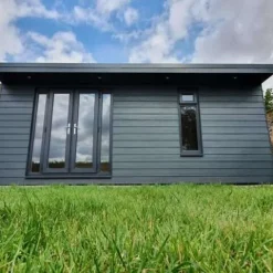 Grey uPVC French Doors