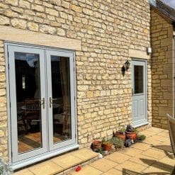 Agate Grey uPVC French Doors