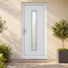 Full Panel uPVC Single Door – Lyndon Long Glazed fitted to a house