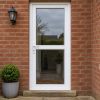 Fully Glazed uPVC Single Door with Midrail fitted to a house