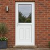 Half Glazed uPVC Single Door – Clinton Panel fitted to a house