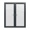 Anthracite Grey uPVC French Doors