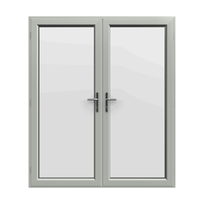 Agate Grey uPVC French Doors