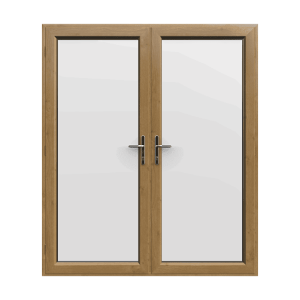 Irish Oak uPVC French Doors