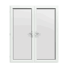 white uPVC French Doors
