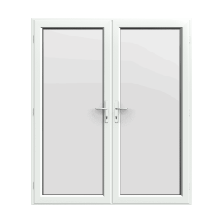 white uPVC French Doors