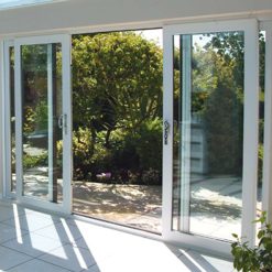 White uPVC Sliding Door