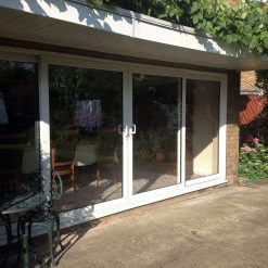 White uPVC Sliding Door