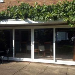 White uPVC Sliding Door