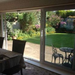 White uPVC Sliding Door