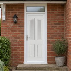 uPVC Single Door – Clinton Two fitted to a house