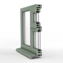 uPVC Window Chartwell Green