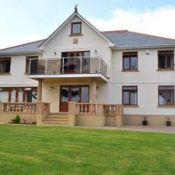 uPVC Window Golden Oak