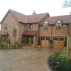 uPVC Window Golden Oak