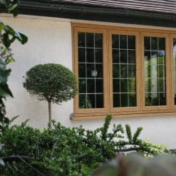 uPVC Window Irish Oak