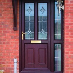 uPVC Window Rosewood Woodgrain