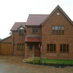 uPVC Window Golden Oak