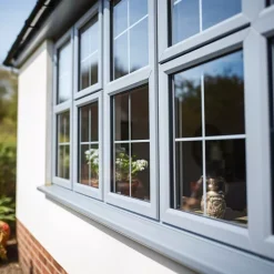uPVC Window Agate Grey