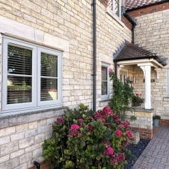 uPVC Window Agate Grey