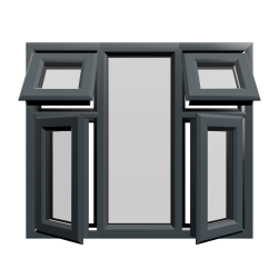 Casement 53 uPVC Window Anthracite Grey