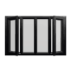uPVC Window Black Woodgrain