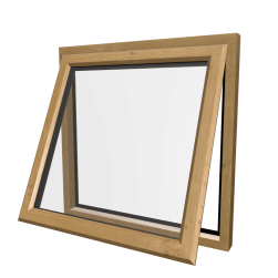 uPVC Window Irish Oak