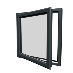 uPVC Window Anthracite Grey